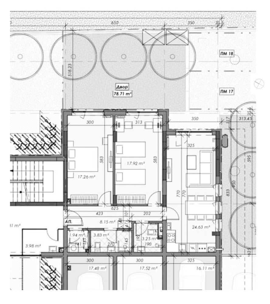 3-СТАЕН АПАРТАМЕНТ 107 М² СЪС СОБСТВЕН ДВОР В КВ.ОВЧА КУПЕЛ - 0