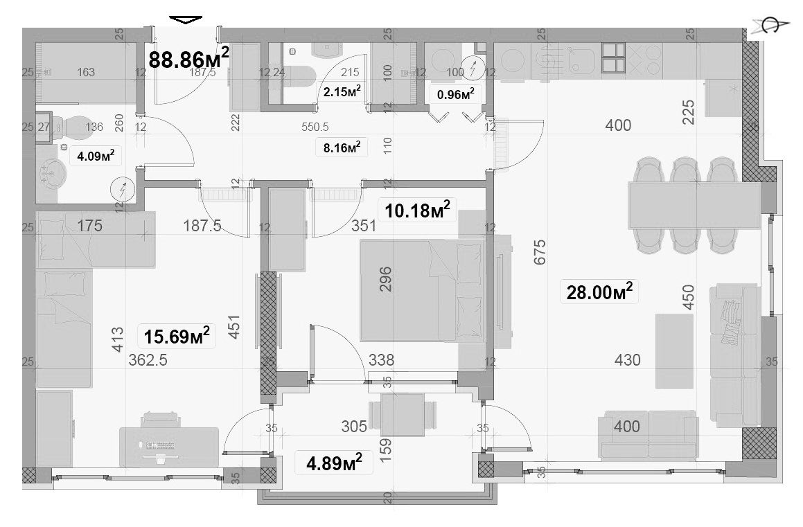 3-СТАЕН АПАРТАМЕНТ 101 М² В КВ.ОВЧА КУПЕЛ - 0