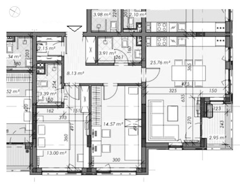 3-СТАЕН АПАРТАМЕНТ 106 М² В КВ.ОВЧА КУПЕЛ - 0