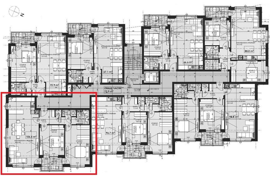 3-СТАЕН АПАРТАМЕНТ 120 М2 В КВ. МАЛИНОВА ДОЛИНА - 0