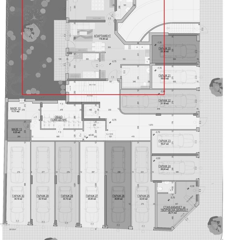 3-СТАЕН АПАРТАМЕНТ - 117 М² В КВ. БАНИШАРА - 0