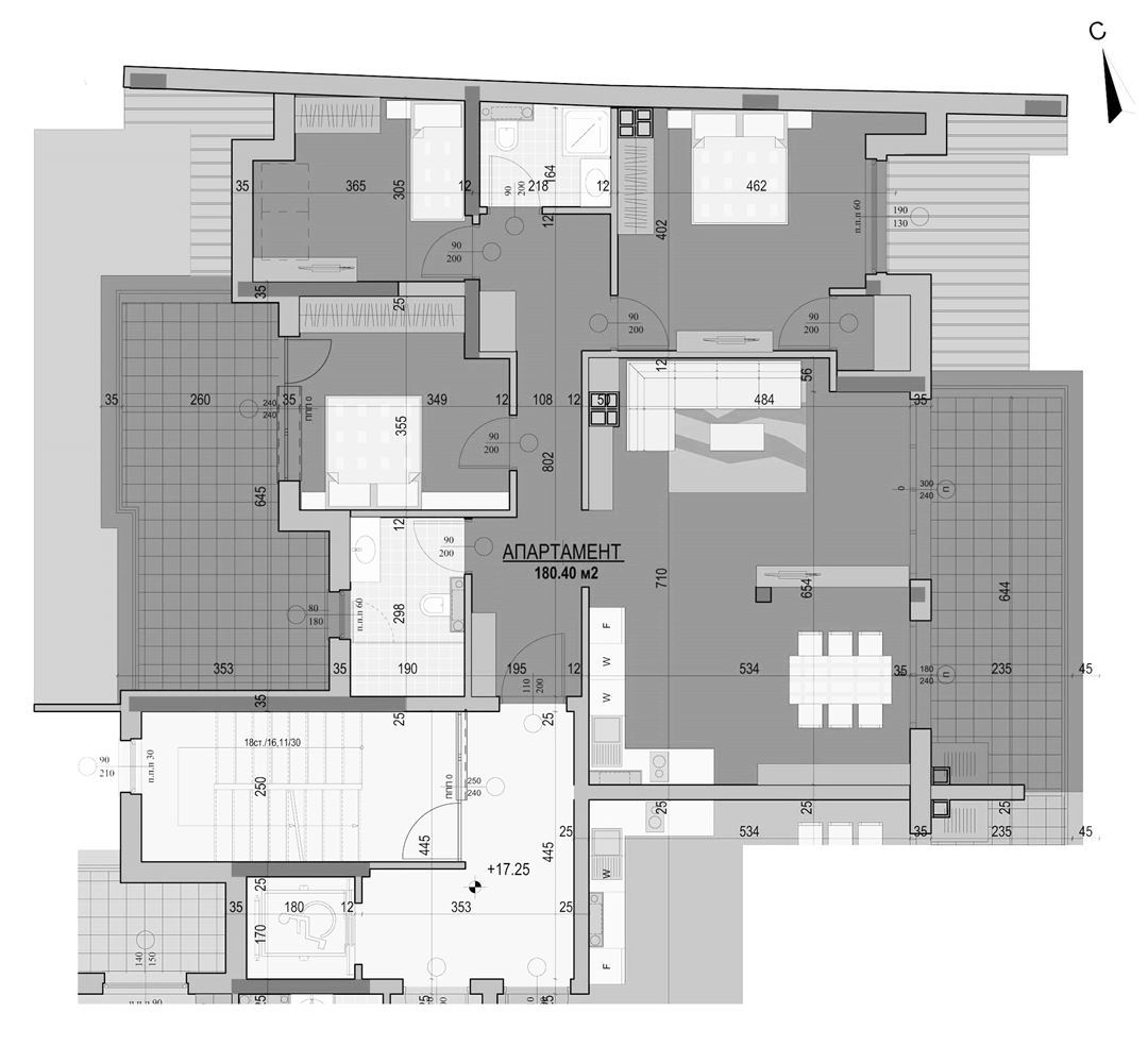4-СТАЕН АПАРТАМЕНТ - 181 М² В КВ. БАНИШОРА - 0
