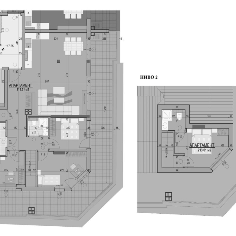 5-СТАЕН АПАРТАМЕНТ - 214 М² В КВ. БАНИШОРА - 0