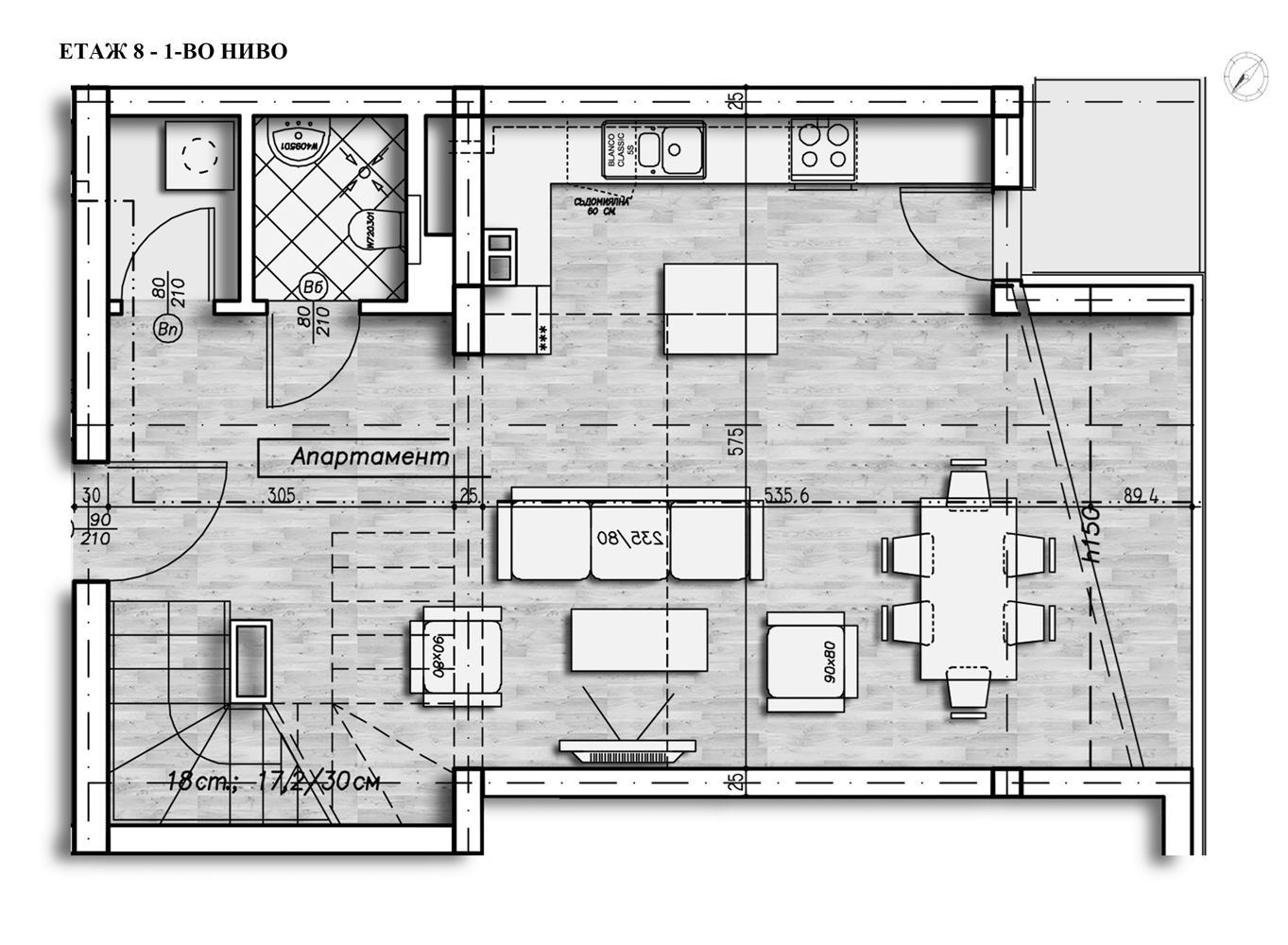 4-СТАЕН АПАРТАМЕНТ 370 М² БЛИЗО ДО ЮЖНИЯ ПАРК - 0