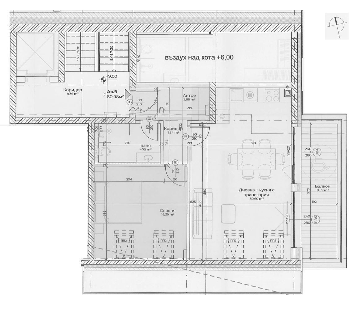 2-СТАЕН АПАРТАМЕНТ 96 М² В ПОЛИТЕ НА ВИТОША - 0
