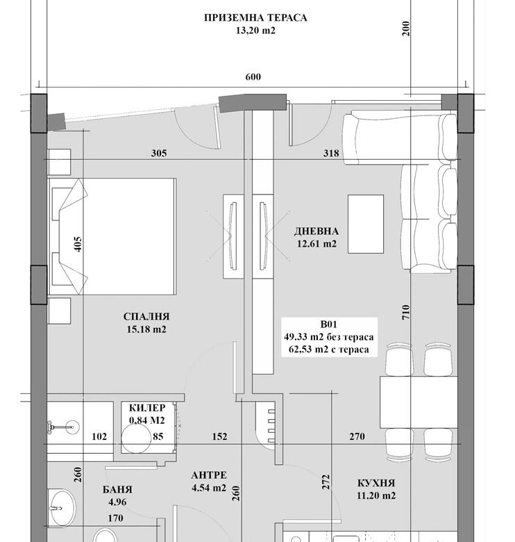 2-СТАЕН АПАРТАМЕНТ 66 М² В ПОЛИТЕ НА ВИТОША - 0