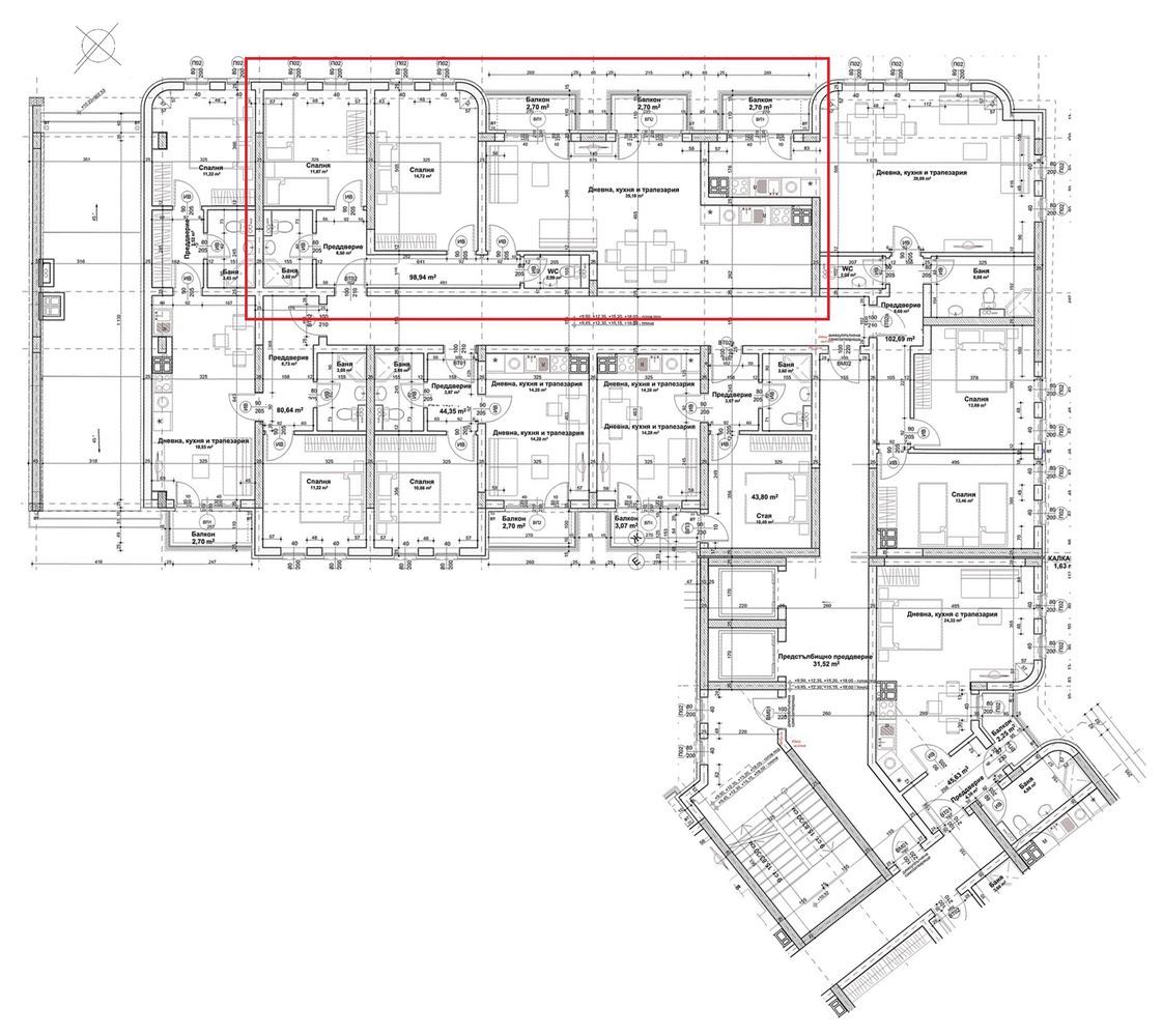 3-СТАЕН АПАРТАМЕНТ СЪС ЗП 100 М² НЕДАЛЕКО ОТ МЕТРОСТАНЦИЯ КОНСТАНТИН ВЕЛИЧКОВ - 0