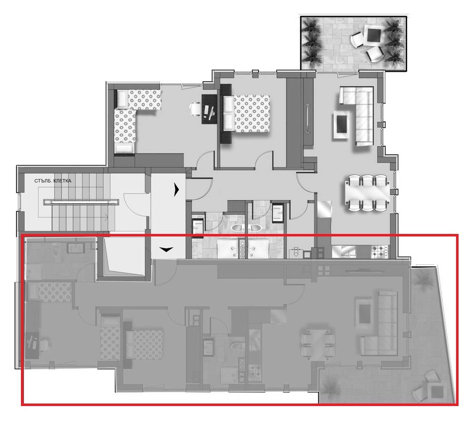 3-СТАЕН АПАРТАМЕНТ 126 М² С ПАНОРАМНА ТЕРАСА ДО НБУ - 0