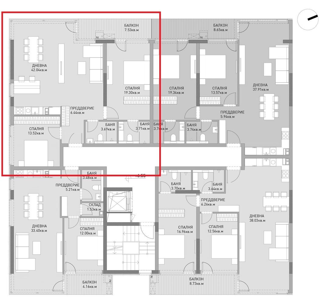 3-СТАЕН АПАРТАМЕНТ 133 М² В ПОЛИТЕ НА ВИТОША - 0