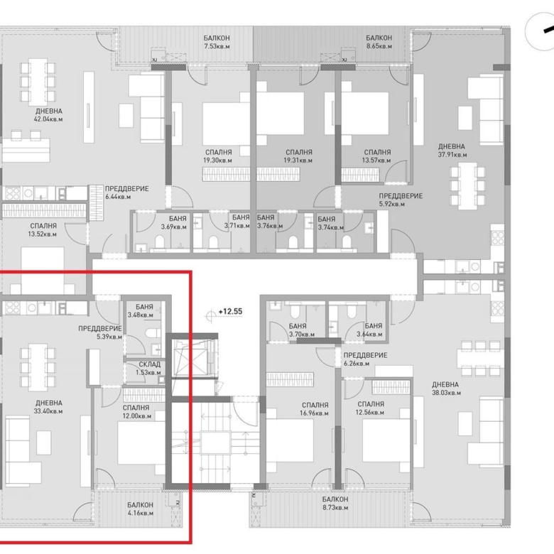 2-СТАЕН АПАРТАМЕНТ 84 М² В ПОЛИТЕ НА ВИТОША - 0