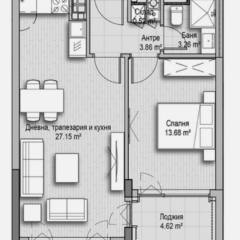 2-СТАЕН АПАРТАМЕНТ 76 М² ДО ЗООПАРКА - 0