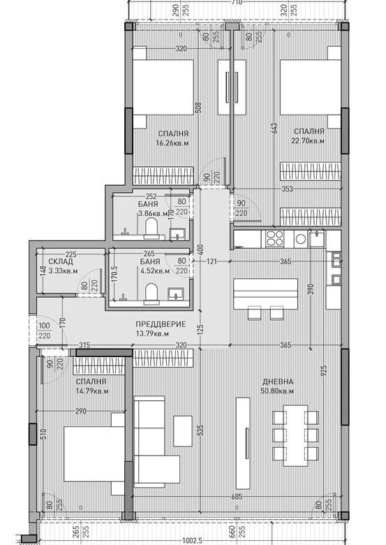 4-СТАЕН АПАРТАМЕНТ 175 М² С ПАНОРАМНА ТЕРАСА В ПОЛИТЕ НА ВИТОША - 0