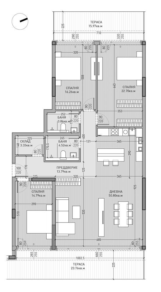 4-СТАЕН АПАРТАМЕНТ 175 М² С ПАНОРАМНА ТЕРАСА В ПОЛИТЕ НА ВИТОША - 0