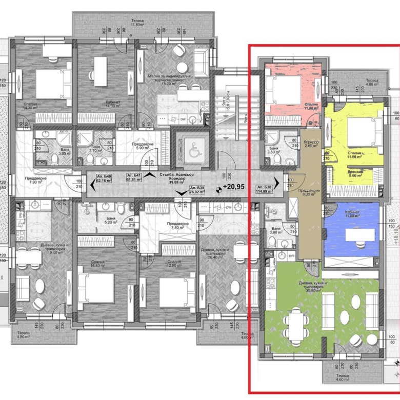 4-СТАЕН АПАРТАМЕНТ 141 М² ДО МЕТРОСТАНЦИЯ МИЗИЯ - 0