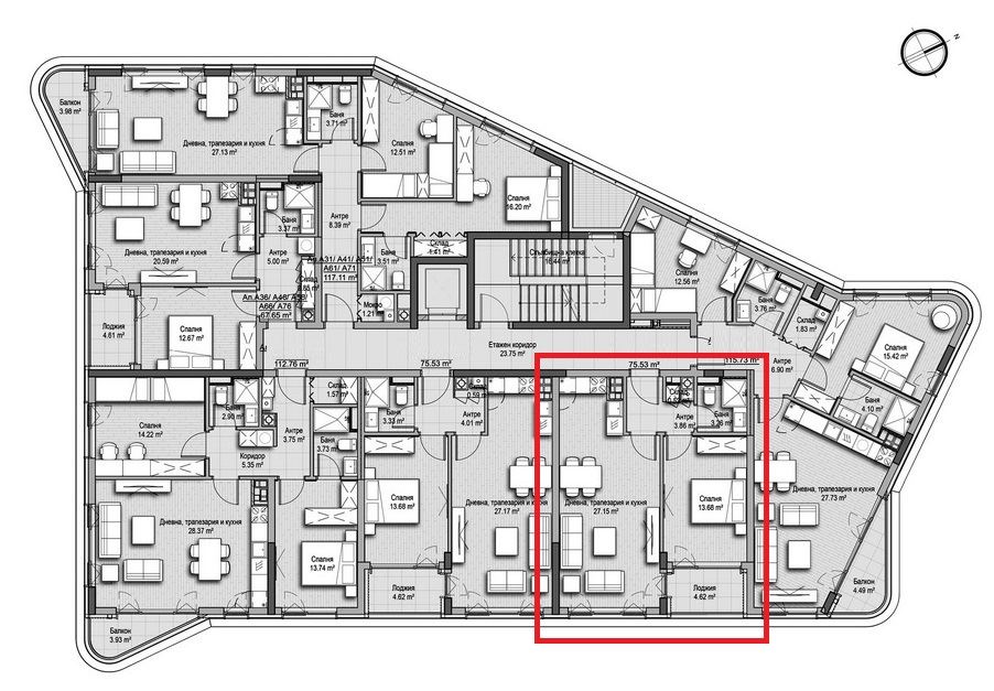 2-СТАЕН АПАРТАМЕНТ 76 М² ДО ЗООПАРКА - 0