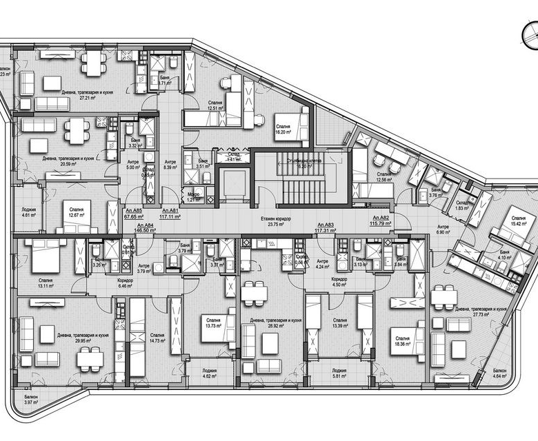 3-СТАЕН АПАРТАМЕНТ 118 М² ДО ЗООПАРКА - 0