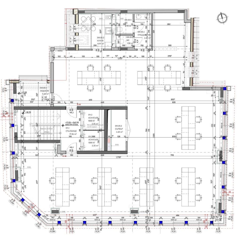 ПОМЕЩЕНИЕ 330 М² В ОФИС СГРАДА НА ЦЕНТРАЛЕН БУЛЕВАРД - 0