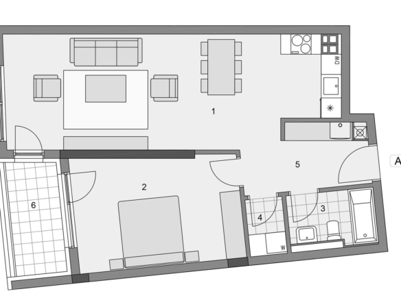 2-СТАЕН АПАРТАМЕНТ 92 М² В ЗАТВОРЕН КОМПЛЕКС В ПОЛИТЕ НА ВИТОША - 0