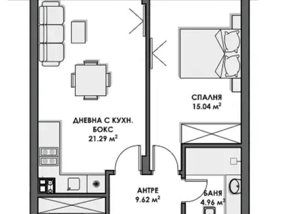 2-СТАЕН АПАРТАМЕНТ ЗП 72 М² В ПОЛИТЕ НА ВИТОША - 0