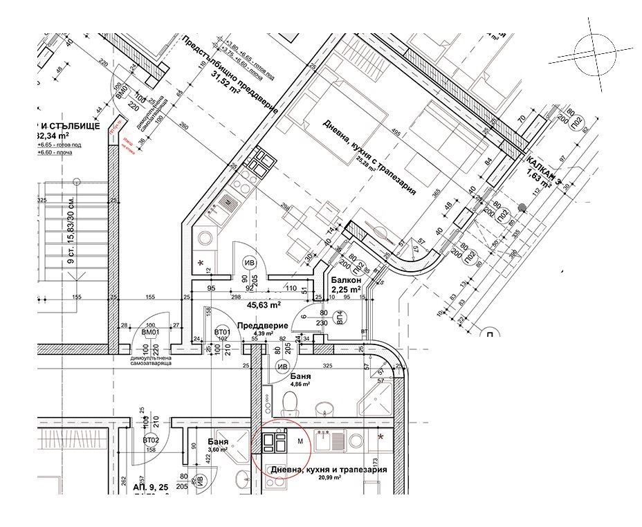 1-СТАЕН АПАРТАМЕНТ 60 М² НЕДАЛЕКО ОТ МЕТРОСТАНЦИЯ КОНСТАНТИН ВЕЛИЧКОВ - 0