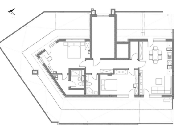 3-СТАЕН АПАРТАМЕНТ 180 М² С ПАНОРАМНА ТЕРАСА 90 М² ДО МЕТРОСТАНЦИЯ МУСАГЕНИЦА - 0