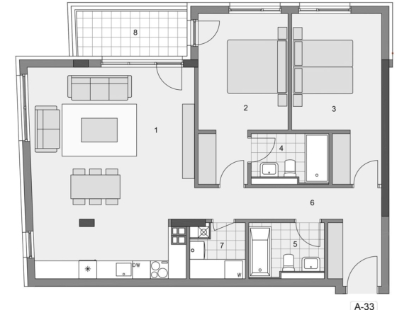 3-СТАЕН АПАРТАМЕНТ 134 М² В ЗАТВОРЕН КОМПЛЕКС В ПОЛИТЕ НА ВИТОША - 0