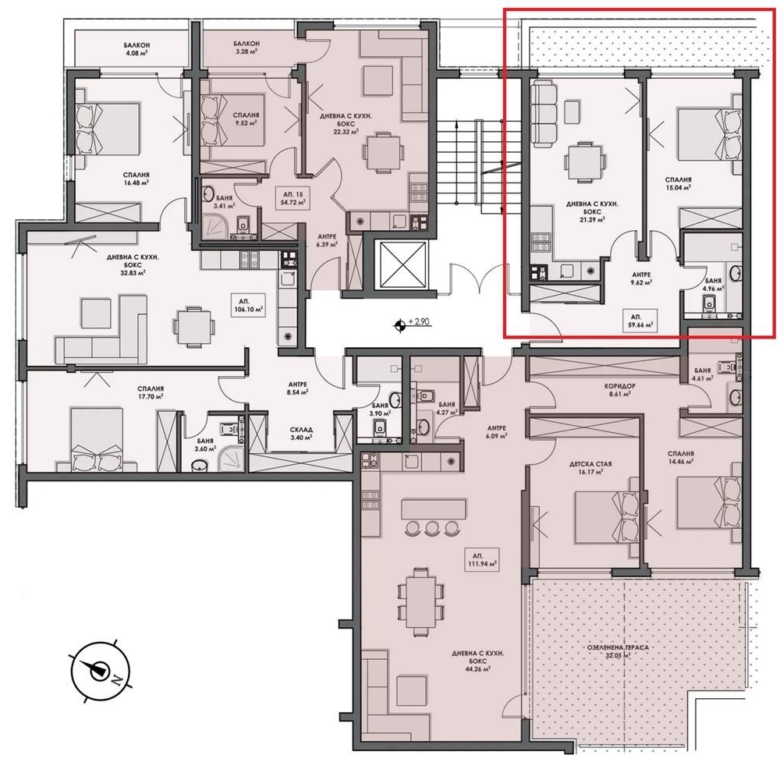 2-СТАЕН АПАРТАМЕНТ ЗП 72 М² В ПОЛИТЕ НА ВИТОША - 0