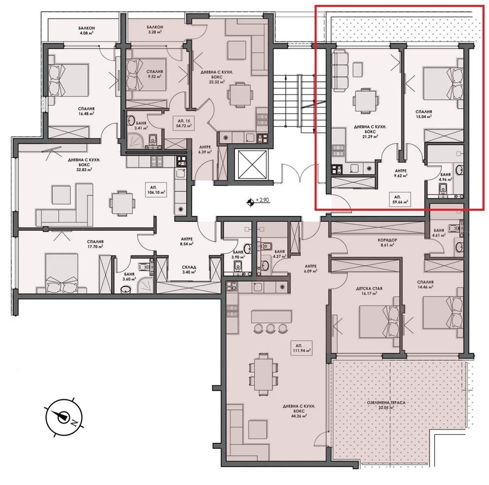 2-СТАЕН АПАРТАМЕНТ ЗП 72 М² В ПОЛИТЕ НА ВИТОША - 0