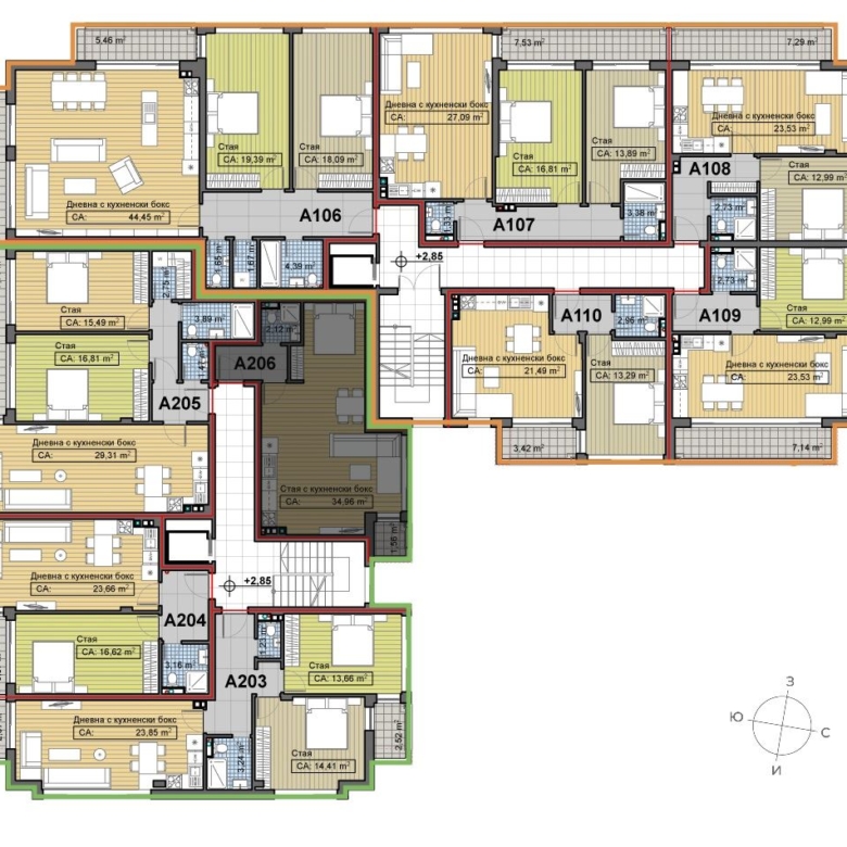 1-СТАЕН АПАРТАМЕНТ 58 М² В ПОЛИТЕ НА ВИТОША - 0