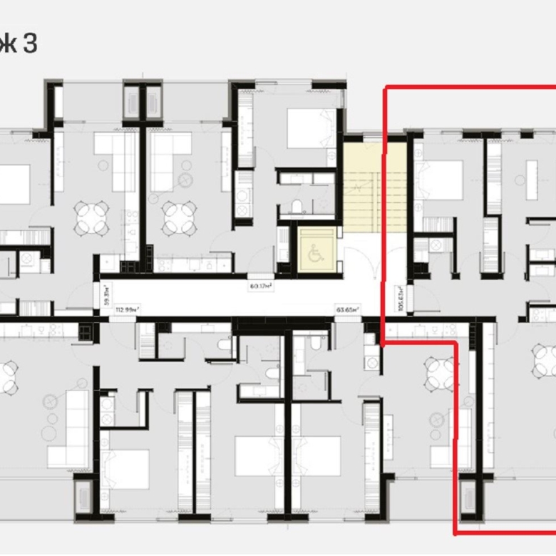 3-СТАЕН АПАРТАМЕНТ 123 М² ДО МЕТРОСТАНЦИЯ МИЗИЯ - 0