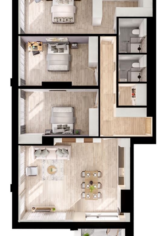4-СТАЕН АПАРТАМЕНТ 190 М² ДО ПАРК ДРУЖБА И МЕТРОСТАНЦИЯ
