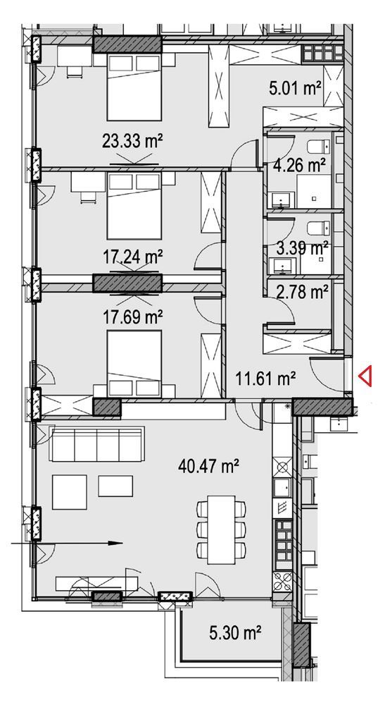 4-СТАЕН АПАРТАМЕНТ 190 М² ДО ПАРК ДРУЖБА И МЕТРОСТАНЦИЯ - 0