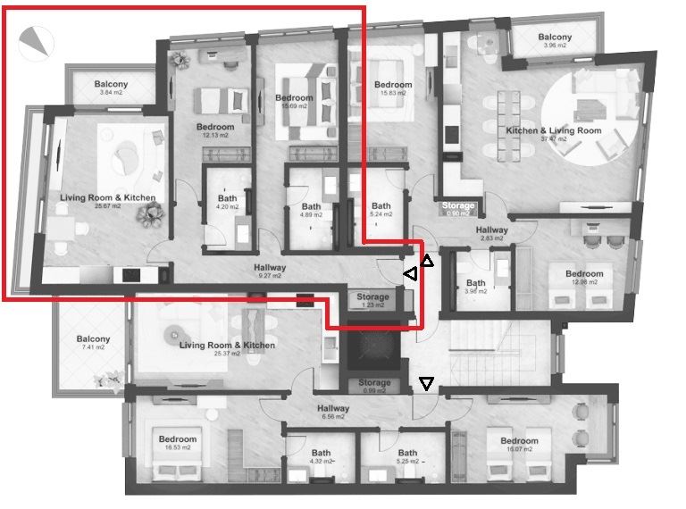 3-СТАЕН АПАРТАМЕНТ 115 М² ДО МЕТРОСТАНЦИЯ ВИТОША - 0