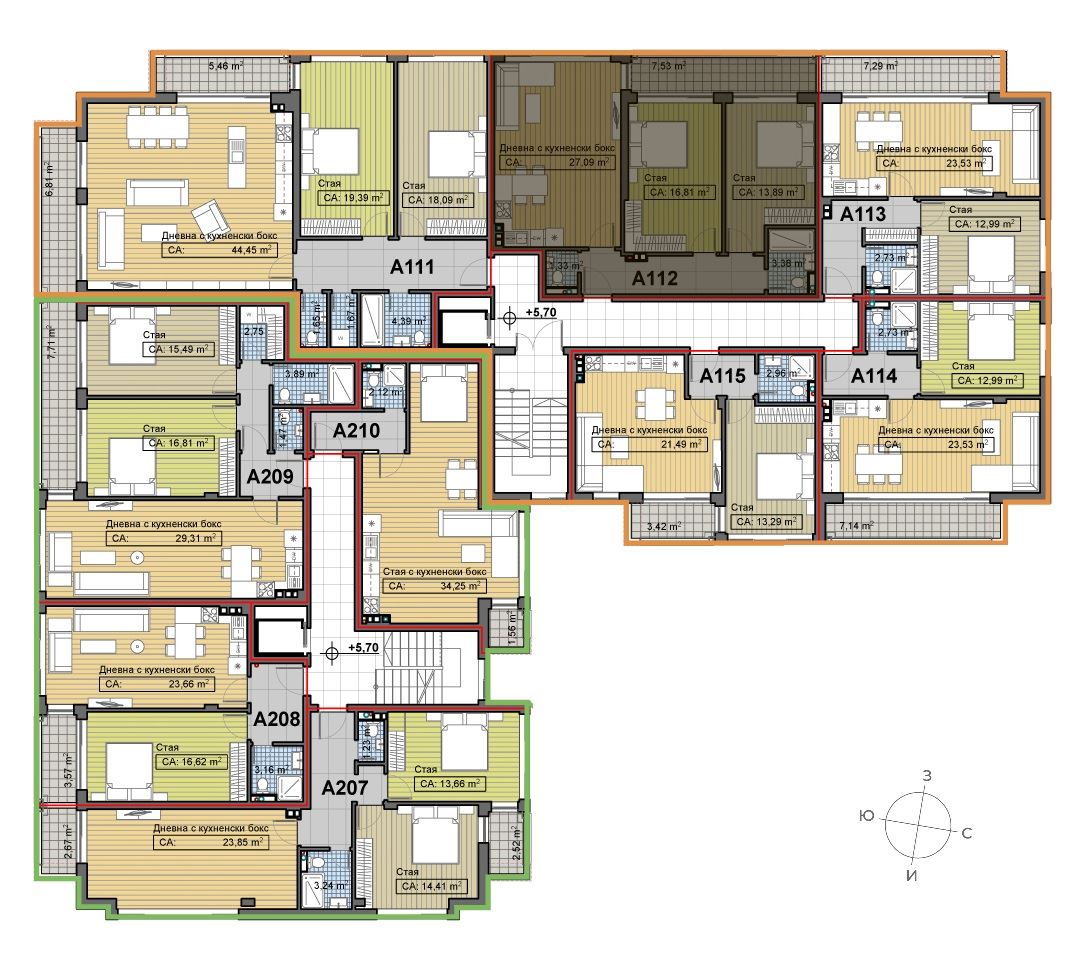 3-СТАЕН АПАРТАМЕНТ 107 М² В ПОЛИТЕ НА ВИТОША - 0