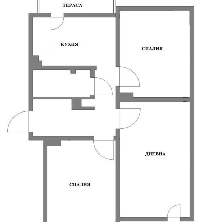 3-СТАЕН АПАРТАМЕНТ 86 М² В КВ. ЛОЗЕНЕЦ