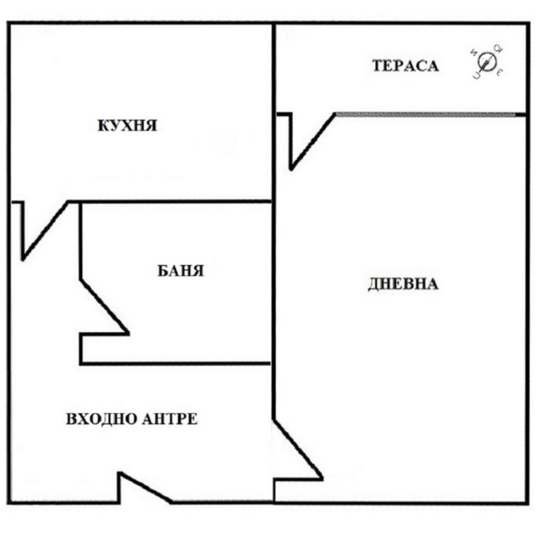 1-СТАЕН 45 М² АПАРТАМЕНТ ДО МЕТРОСТАНЦИЯ КРАСНО СЕЛО