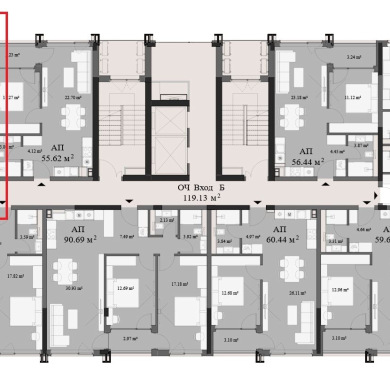 2-СТАЕН АПАРТАМЕНТ 82 М² ДО МЕТРОСТАНЦИЯ ОВЧА КУПЕЛ - 0