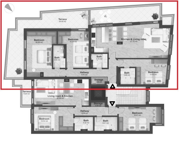 4-СТАЕН АПАРТАМЕНТ 168 М² ДО МЕТРОСТАНЦИЯ ВИТОША - 0