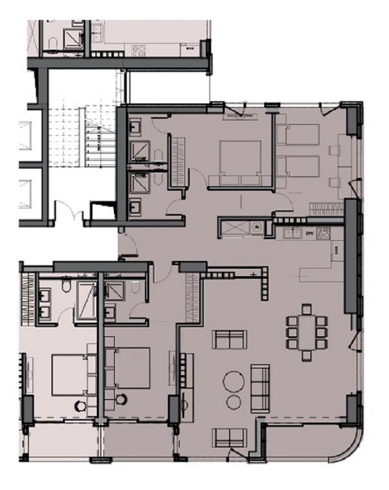 4-СТАЕН АПАРТАМЕНТ 196 М² ДО МЕТРОСТАНЦИЯ ВИТОША - 0