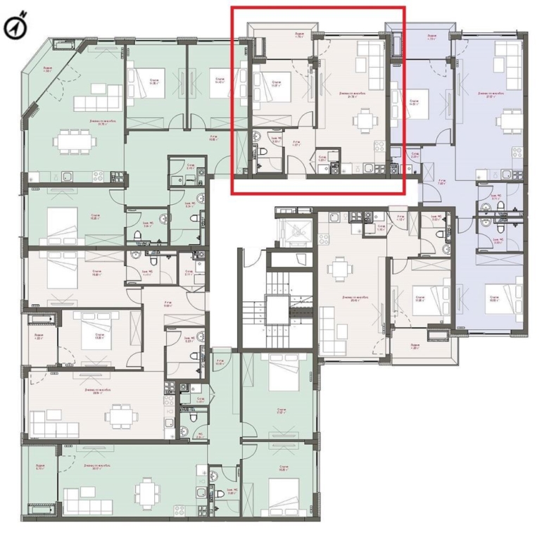 2-СТАЕН АПАРТАМЕНТ 69 М² В ПОЛИТЕ НА ВИТОША - 0