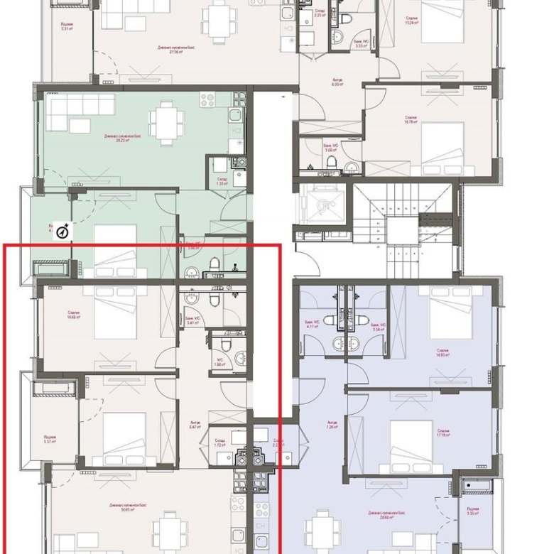 3-СТАЕН АПАРТАМЕНТ 112 М² В ПОЛИТЕ НА ВИТОША - 0