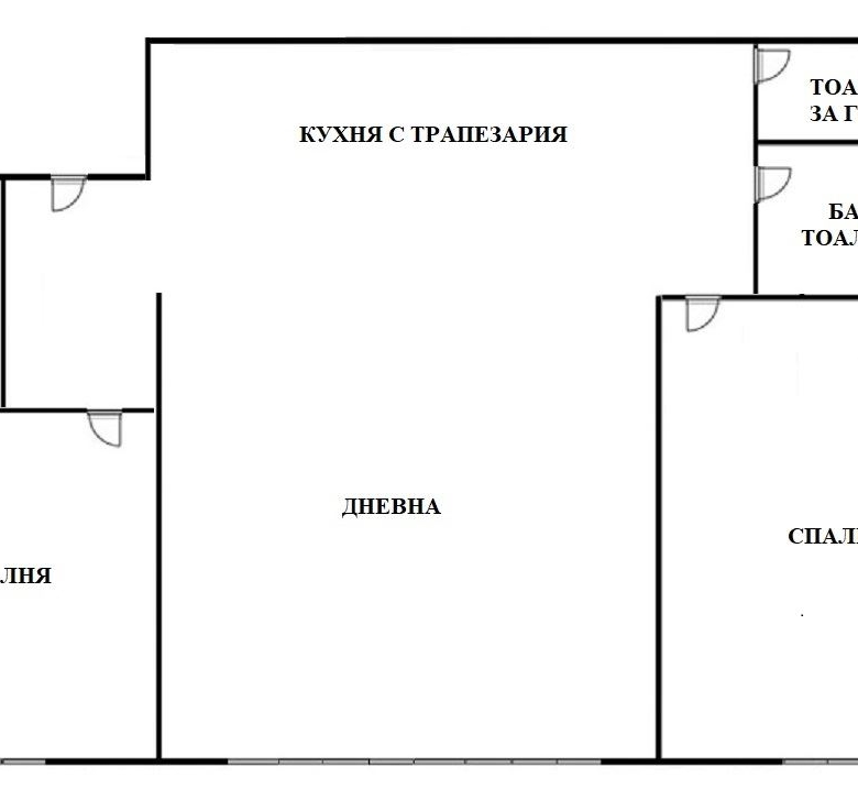 3-СТАЕН АПАРТАМЕНТ 89 М² ДО МЕТРОСТАНЦИЯ НДК