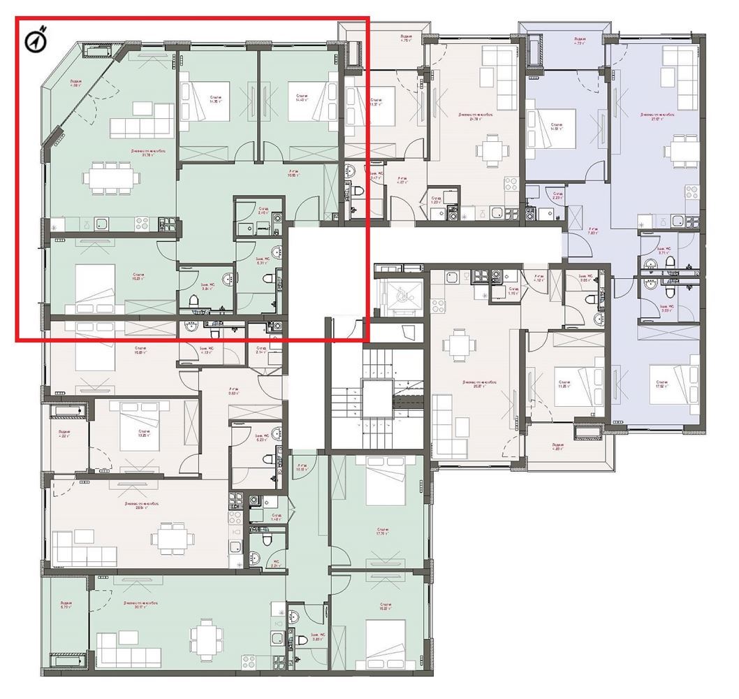 4-СТАЕН АПАРТАМЕНТ 150 М² В ПОЛИТЕ НА ВИТОША - 0